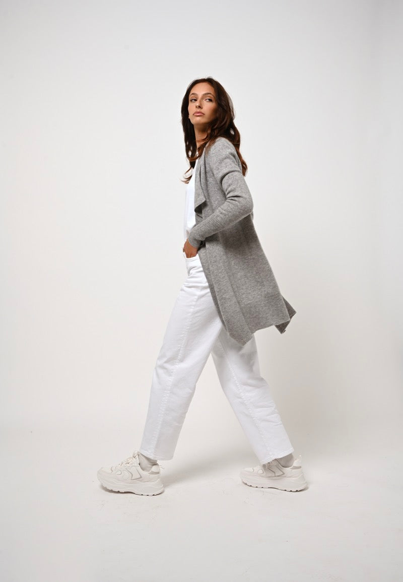 Veste Longue - Chésery - Nuage Chiné