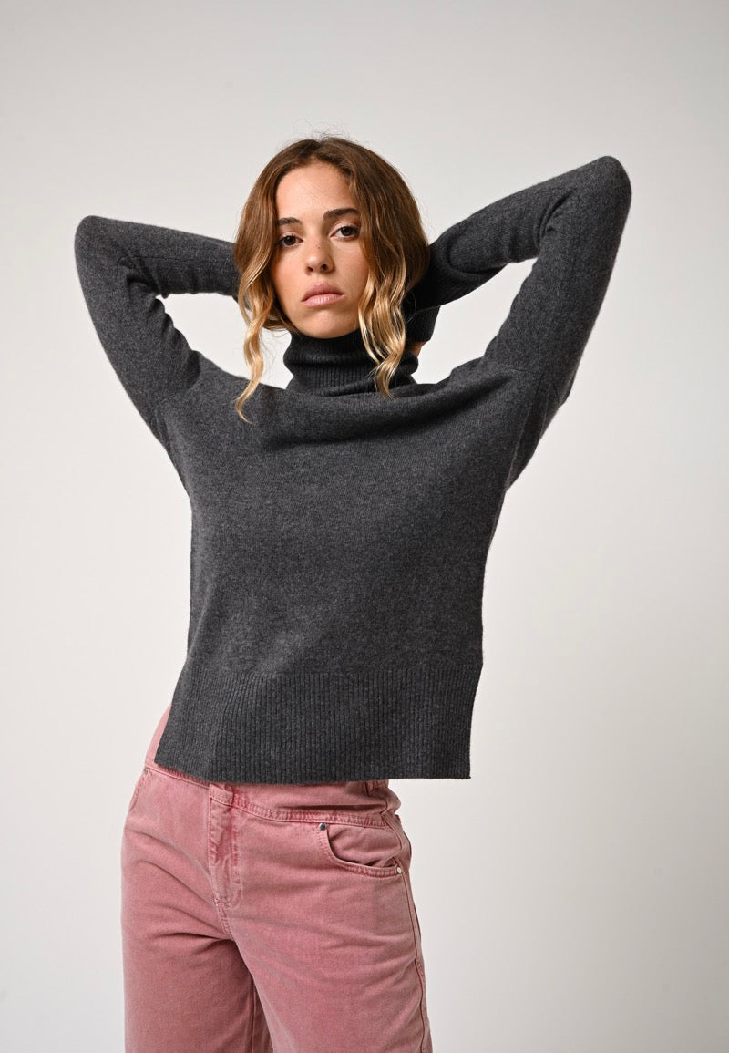 Jersey de Cuello Vuelto - Fornet - Antracita Jaspeado