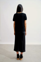 T-Shirt Col V - Kali - Noir