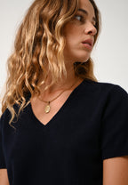 T-Shirt Col V - Kali - Navy