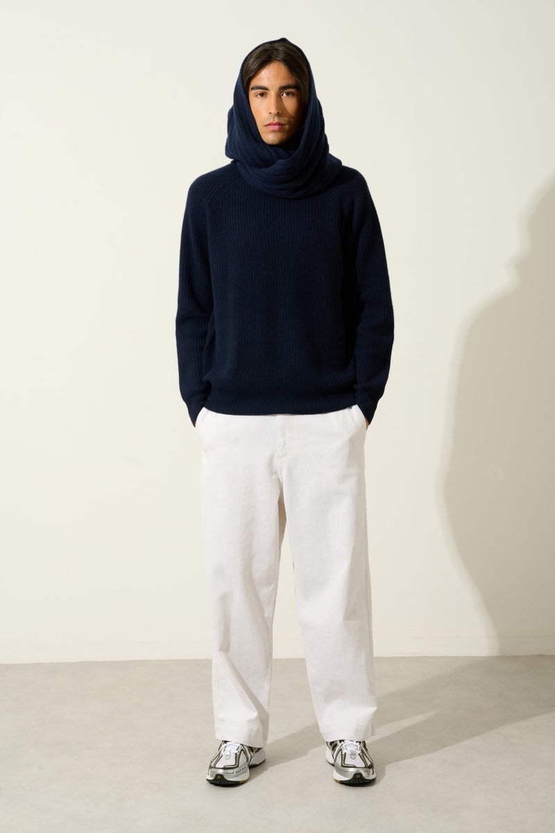 4-Ply Neck Warmer - Tommy - Navy