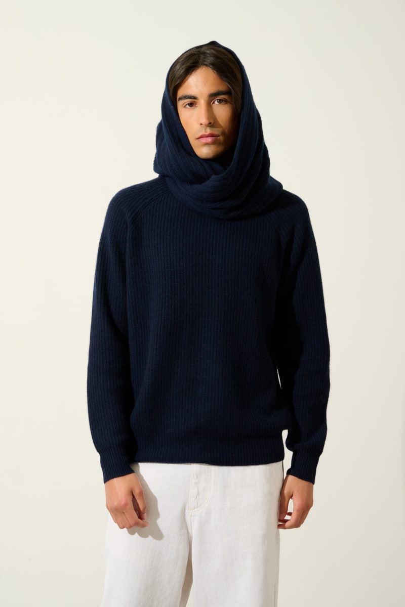 4-Ply Neck Warmer - Tommy - Navy