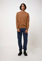 Round Neck Jumper - Aiglière - Hazelnut