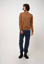 Round Neck Jumper - Aiglière - Hazelnut