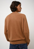 Round Neck Jumper - Aiglière - Hazelnut