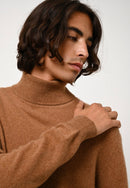 Pull Col Roulé - Bange - Noisette
