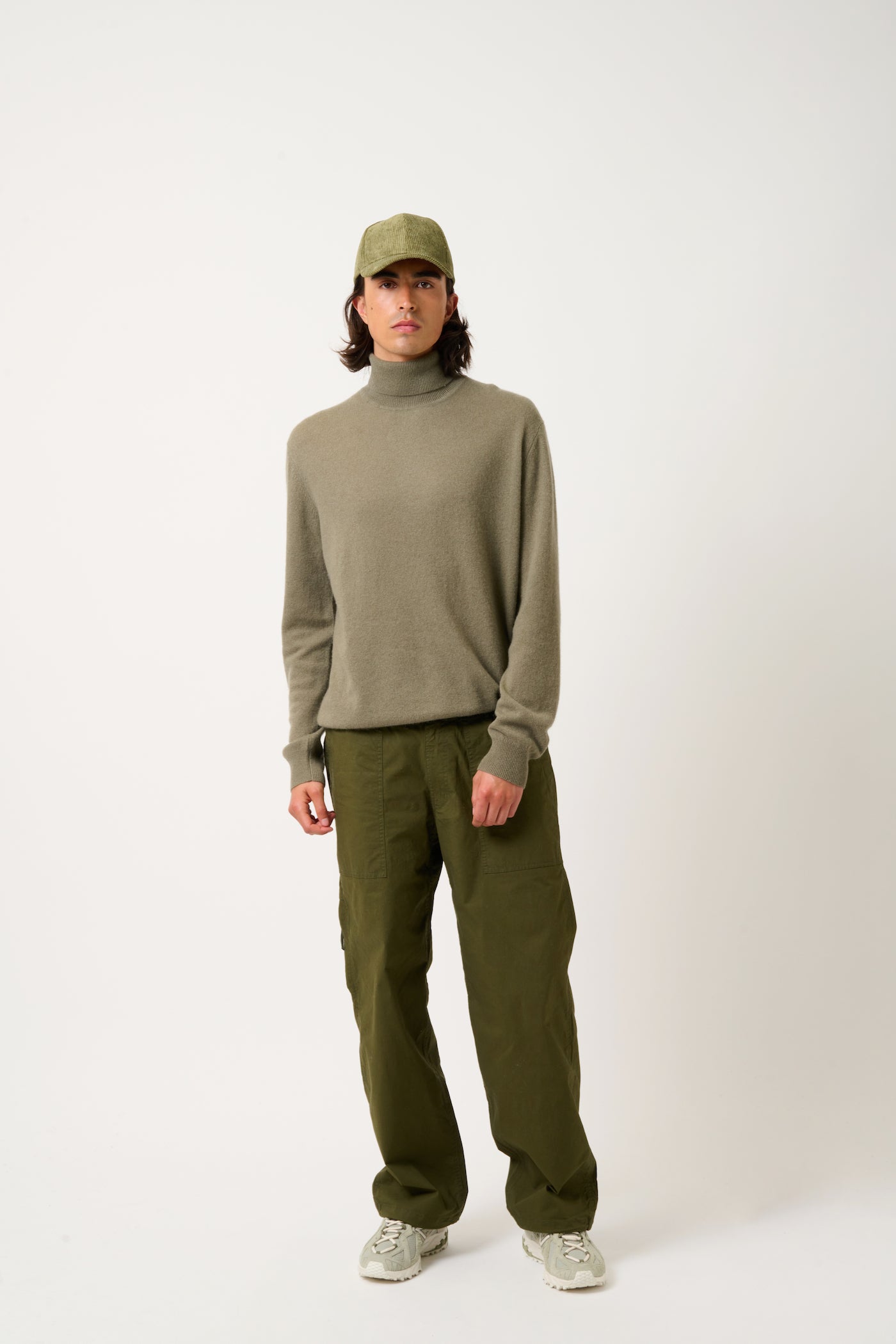 Pull Col Roulé - Bange - Kaki