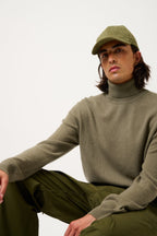 Jersey de cuello alto - Bange - Caqui