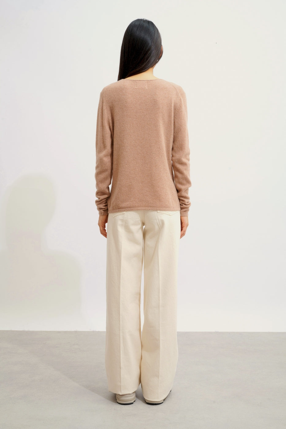 V-Neck Cardigan - Chalais - Marl Camel