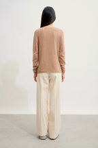 V-Neck Cardigan - Chalais - Marl Camel