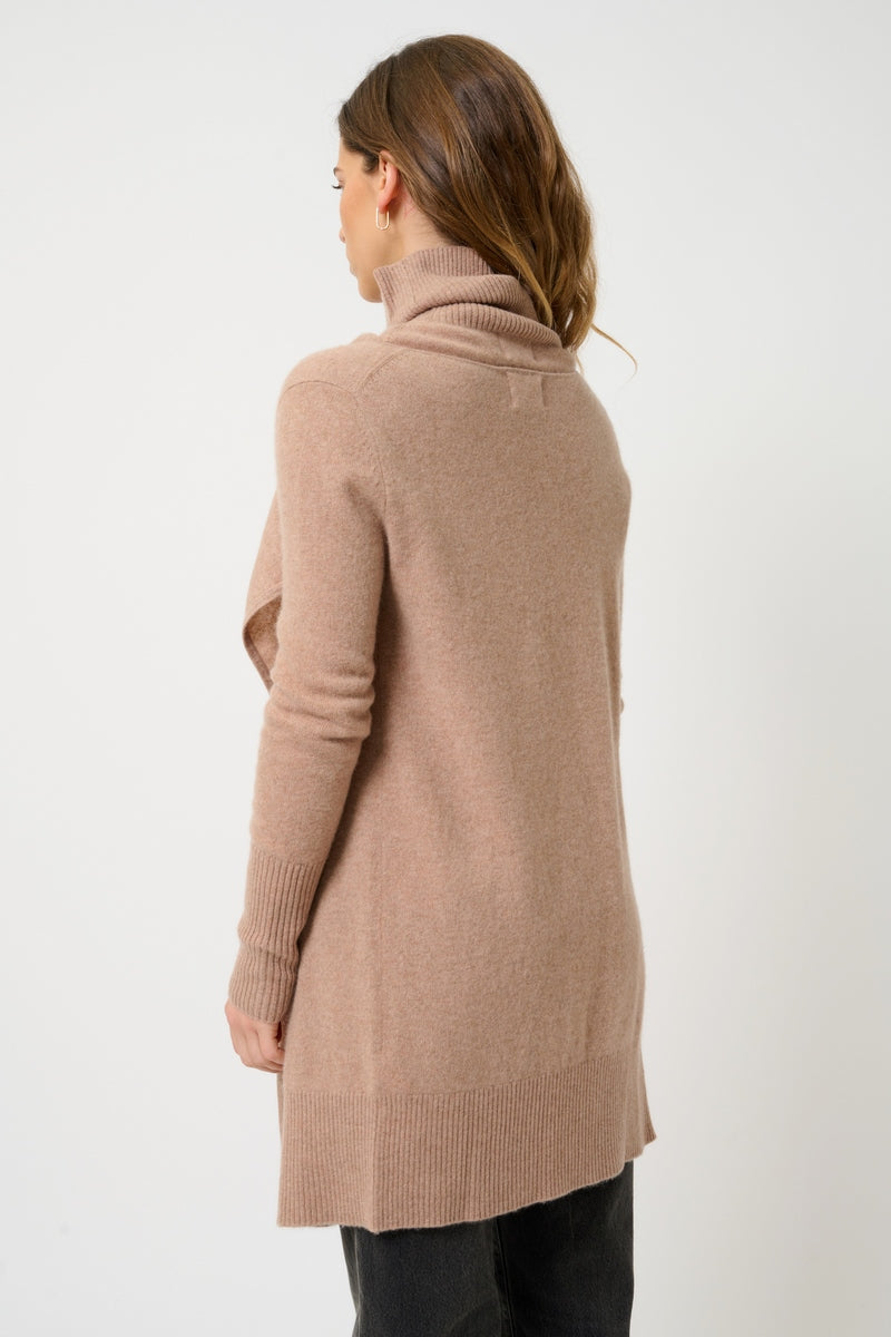 Chaqueta larga - Chésery - Camel jaspeado