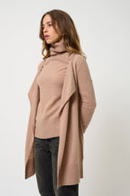 Chaqueta larga - Chésery - Camel jaspeado
