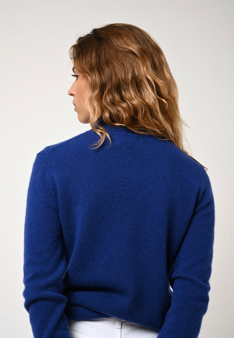 Roll Neck Jumper - Bise - Outremer