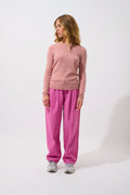 Boat Neck Jumper - Criou - Rosewood