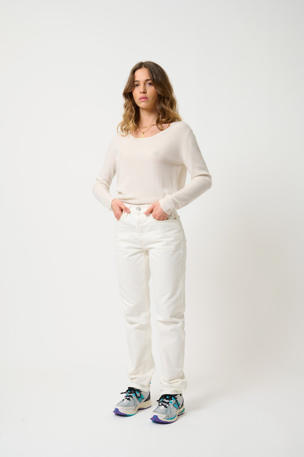 Jersey de Cuello Barco - Lanfon - Marfil
