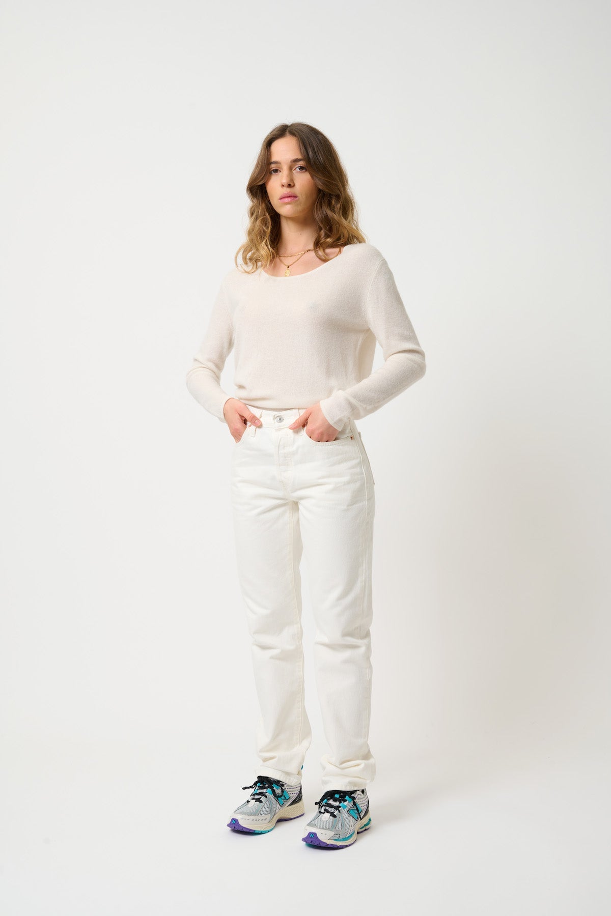 Jersey de Cuello Barco - Lanfon - Marfil