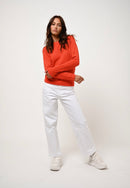 Pull Col Rond - Ecrin - Orange
