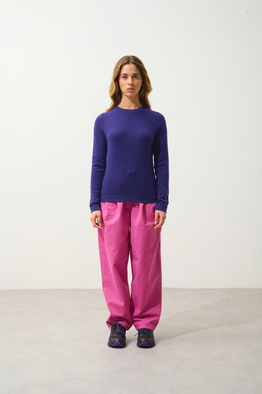 Jersey de cuello redondo - Écrin - Morado