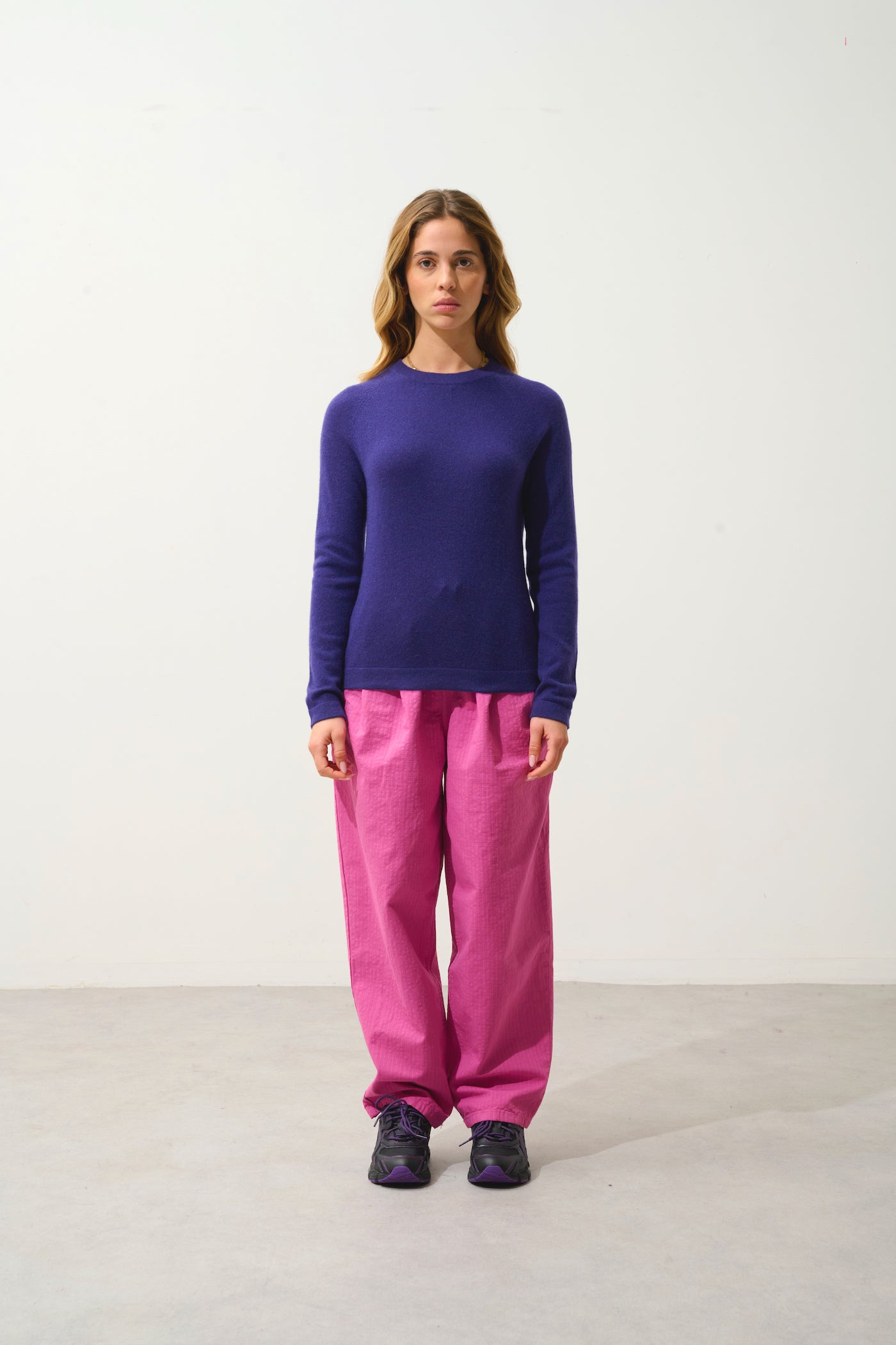 Jersey de cuello redondo - Écrin - Morado