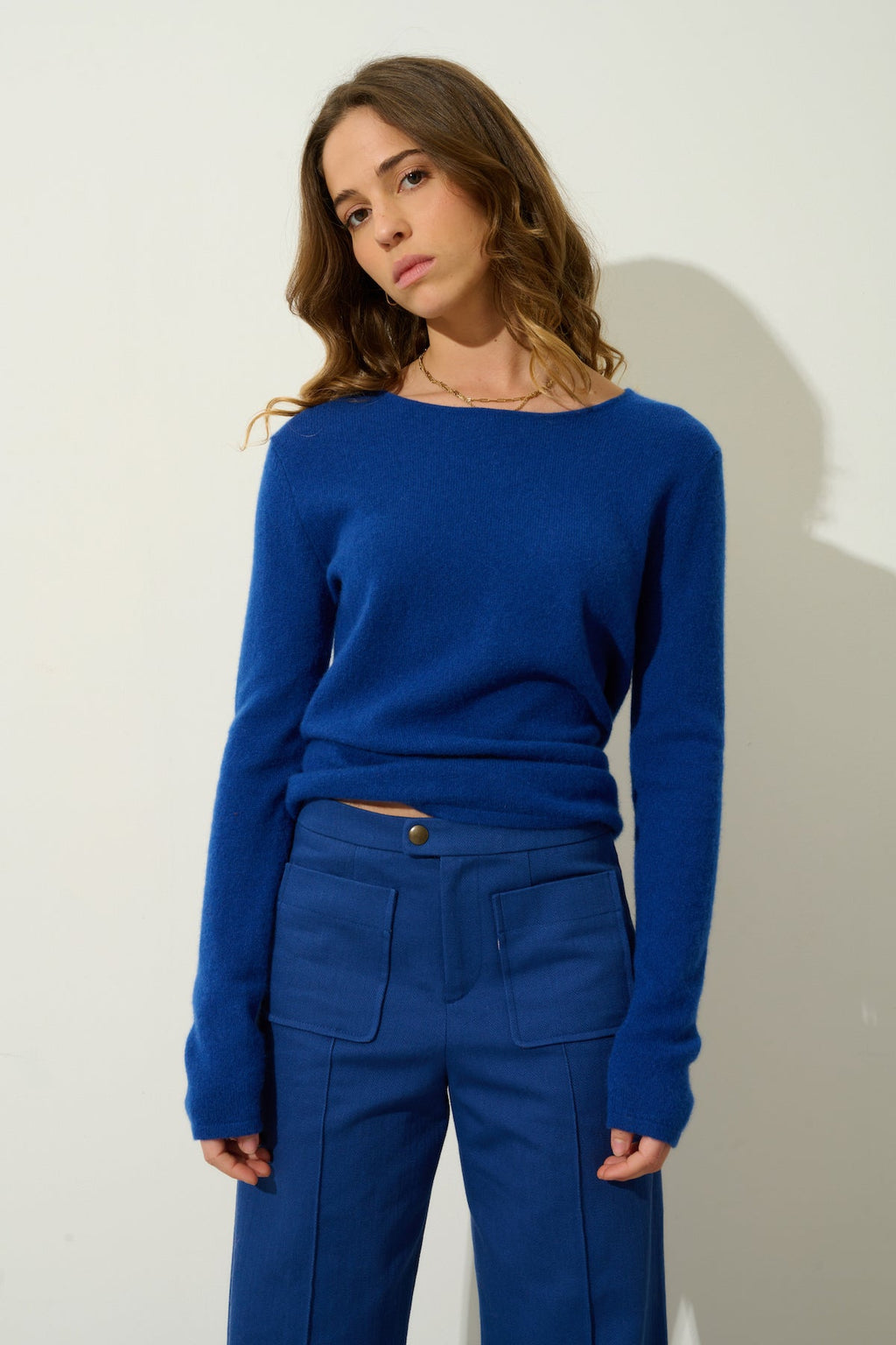 Round-Neck Jumper - Epéna - Outremer