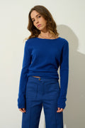 Round-Neck Jumper - Epéna - Outremer