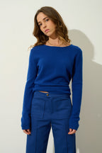 Round-Neck Jumper - Epéna - Outremer