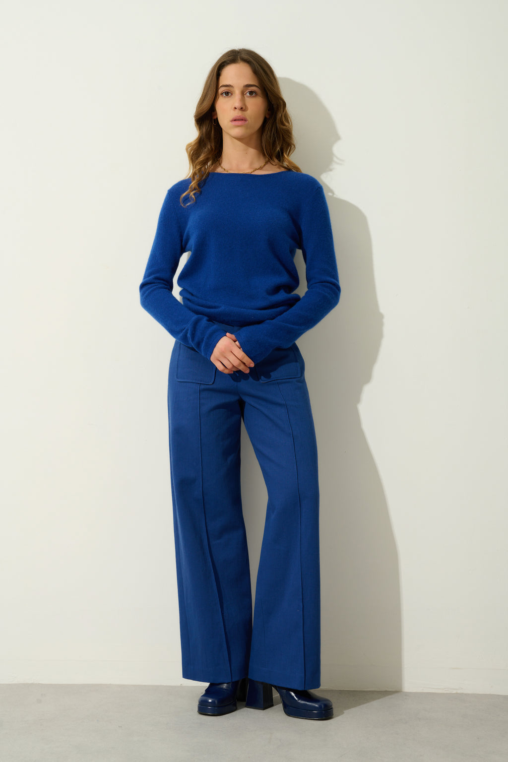 Round-Neck Jumper - Epéna - Outremer
