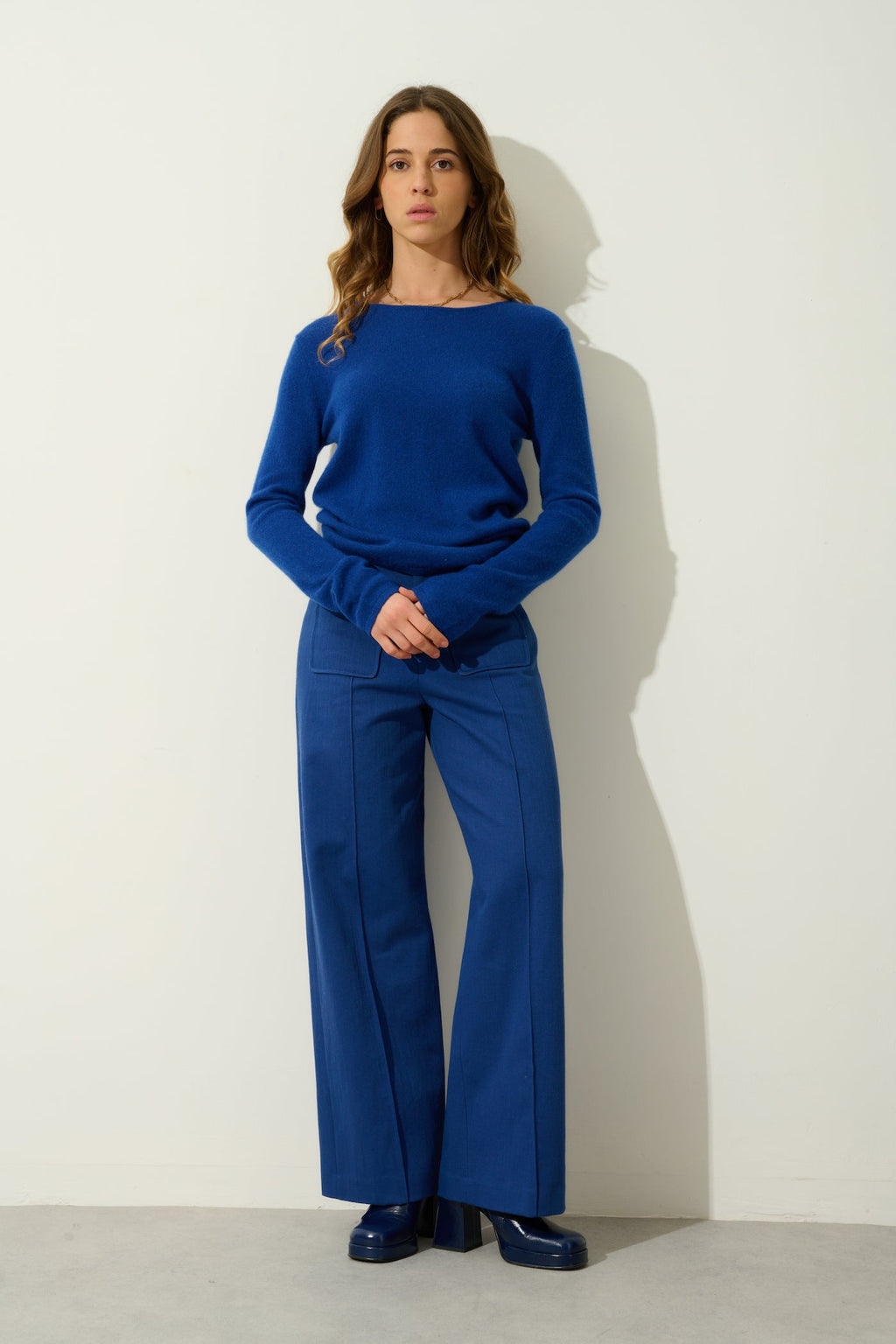 Round-Neck Jumper - Epéna - Outremer