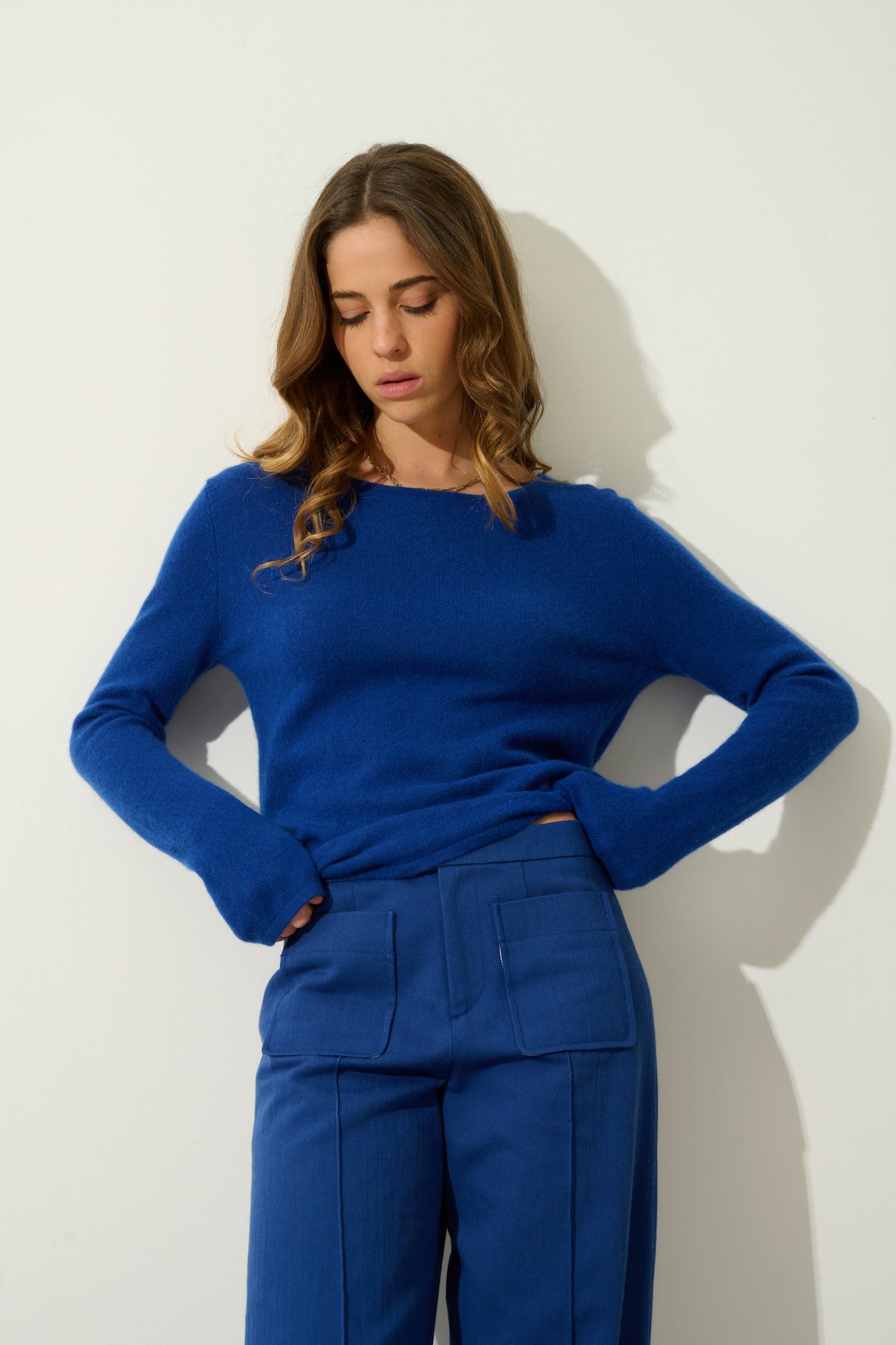Round-Neck Jumper - Epéna - Outremer