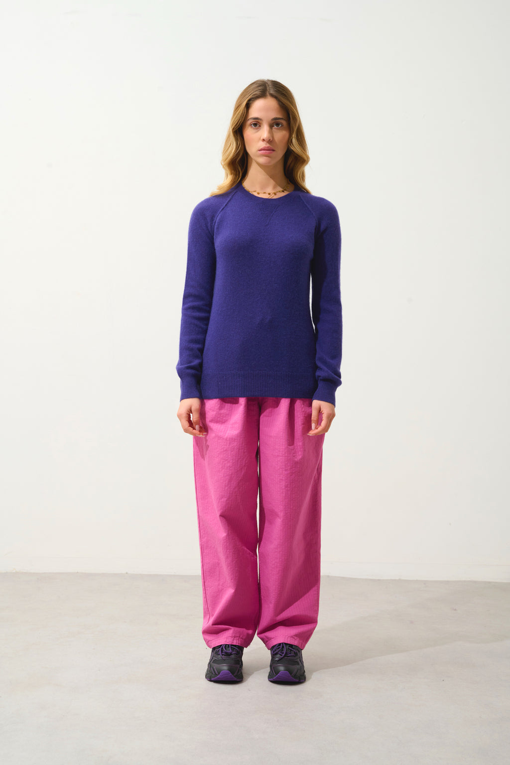 Pull Col Rond - Etret - Purple