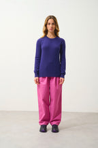 Pull Col Rond - Etret - Purple