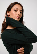Pull Col Rond - Etret - Vert