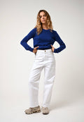 Round-Neck Jumper - Etret - Ultramarine