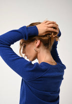 Round-Neck Jumper - Etret - Ultramarine