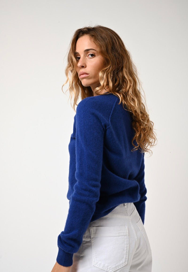Pull Col Rond - Etret - Outremer