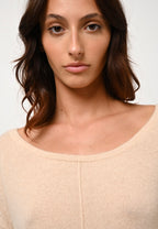 Pull Col Rond - Faraut - Sable