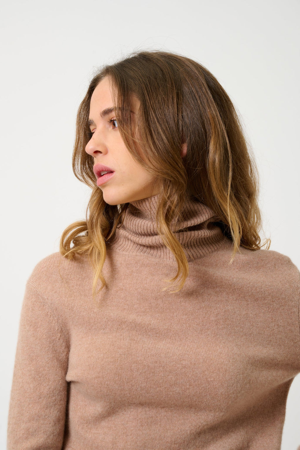 Jersey de Cuello Vuelto - Fornet - Camel Jaspeado