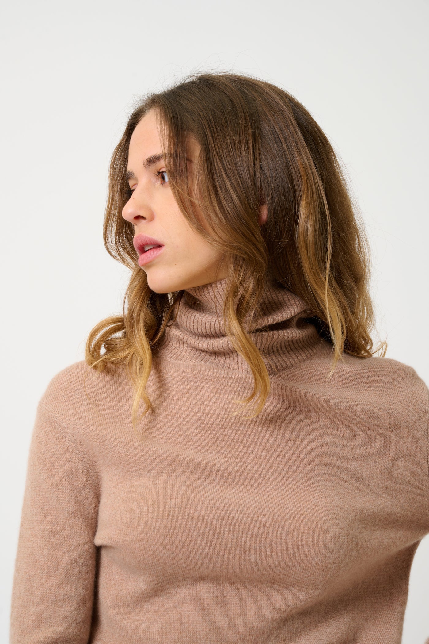 Jersey de Cuello Vuelto - Fornet - Camel Jaspeado