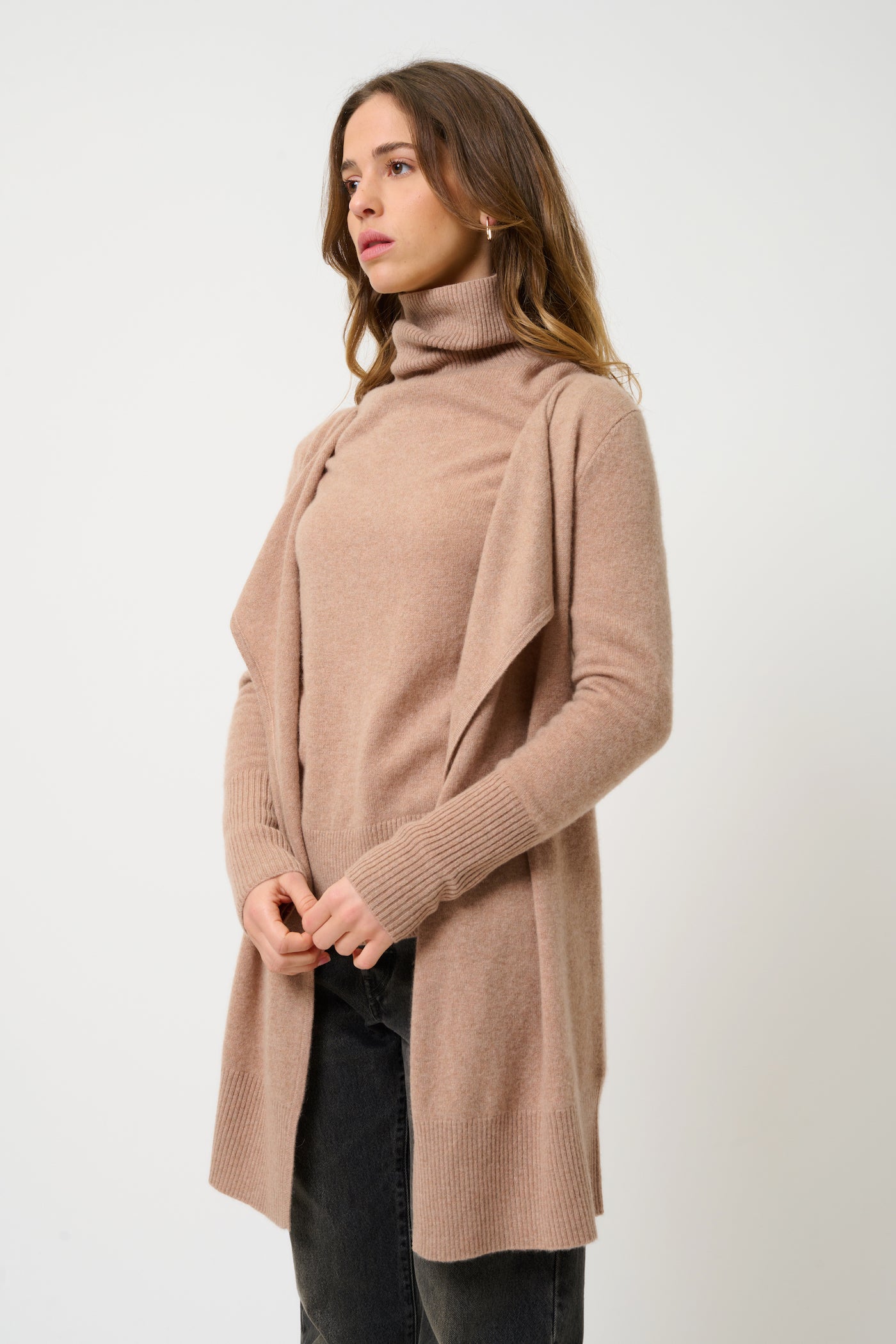 Jersey de Cuello Vuelto - Fornet - Camel Jaspeado