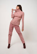 Roll-Neck Jumper - Fornet - Rosewood