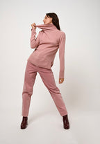 Roll-Neck Jumper - Fornet - Rosewood