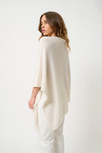 Poncho - 100% 2-Ply Cashmere - Ivory - Women