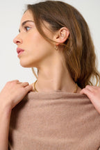 Poncho - Carra - Camel Chiné