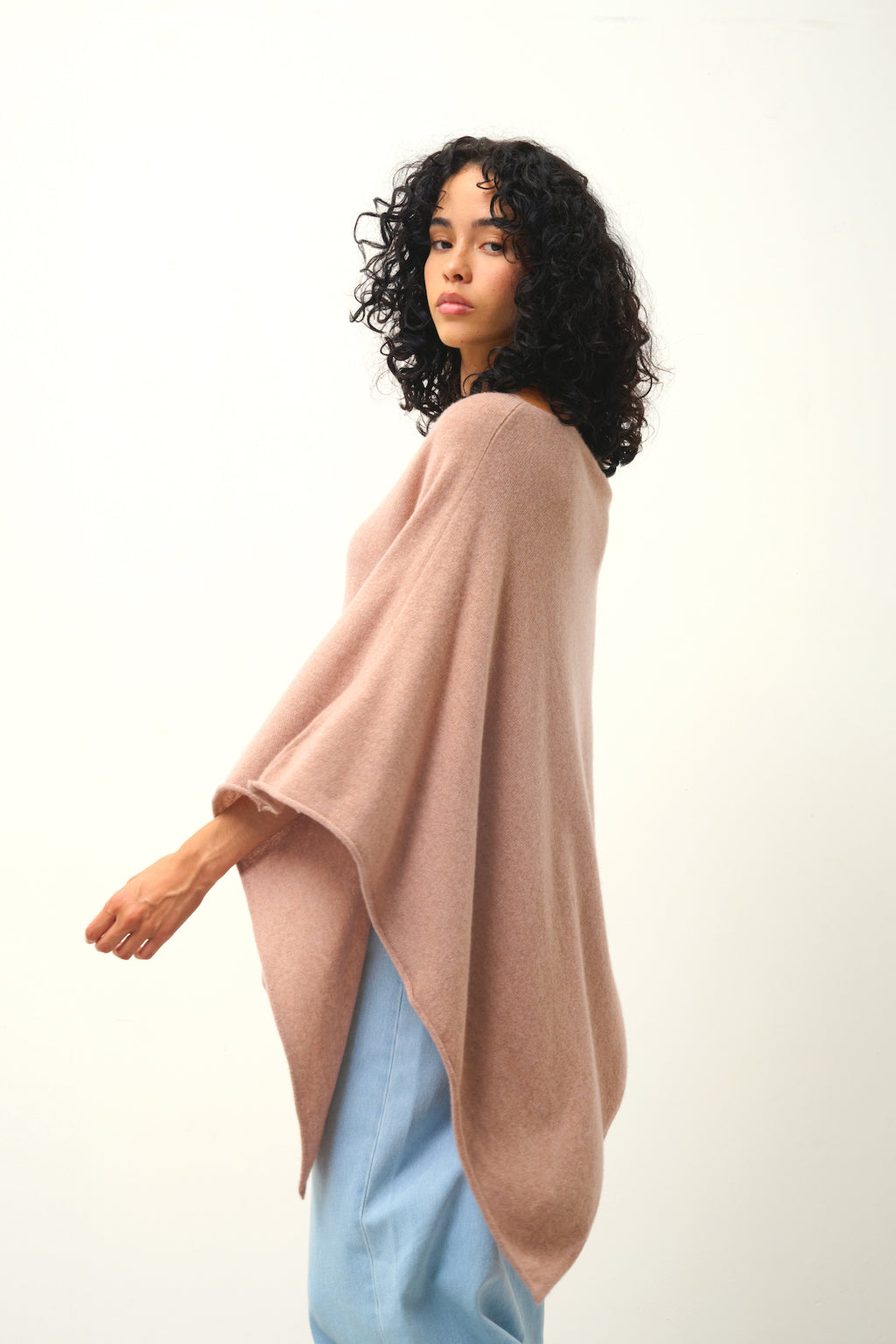 Poncho - Carra - Camel jaspeado