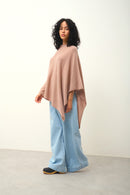 Poncho - Carra - Camel Chiné