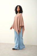 Poncho - Carra - Camel Heather