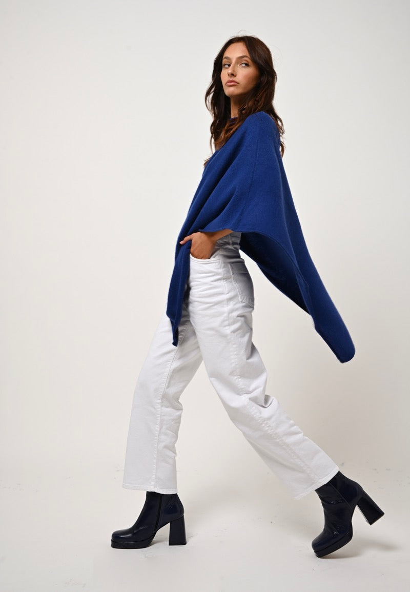 Poncho - Carra - Ultramarine
