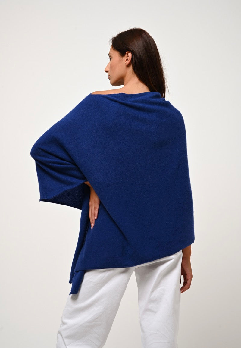 Poncho - Carra - Ultramarine