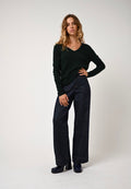 Galise V-Neck Jumper - Cypress - 100% 2-Ply Cashmere