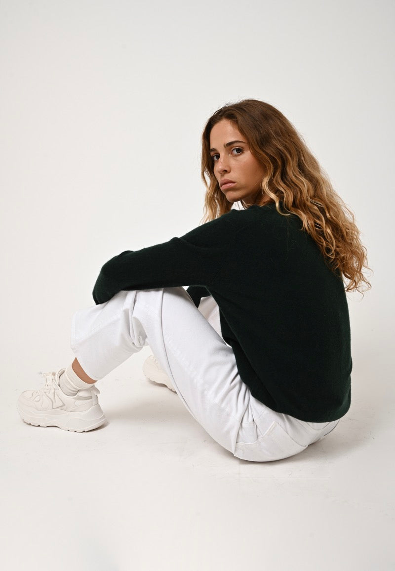 V-Neck Jumper - Gardoria - Cypress